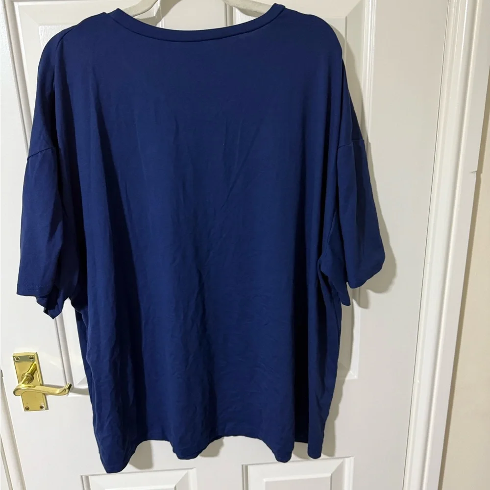 2/$15 SHEIN Letter Graphic Drop Shoulder Tee California Plus Size T-Shirt 3X - Picture 4 of 5